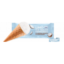 Морозиво Лімо ICE CREAM зі смаком кокосу та кокос.стружкою у ваф.ріжку 65 г